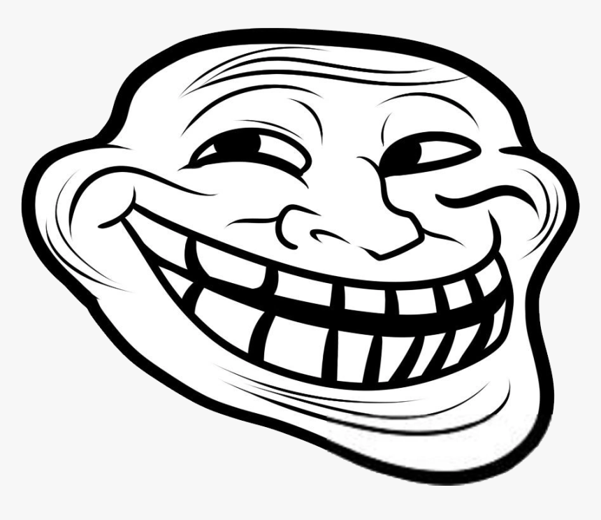 Detail Troll Face With Transparent Background Nomer 36