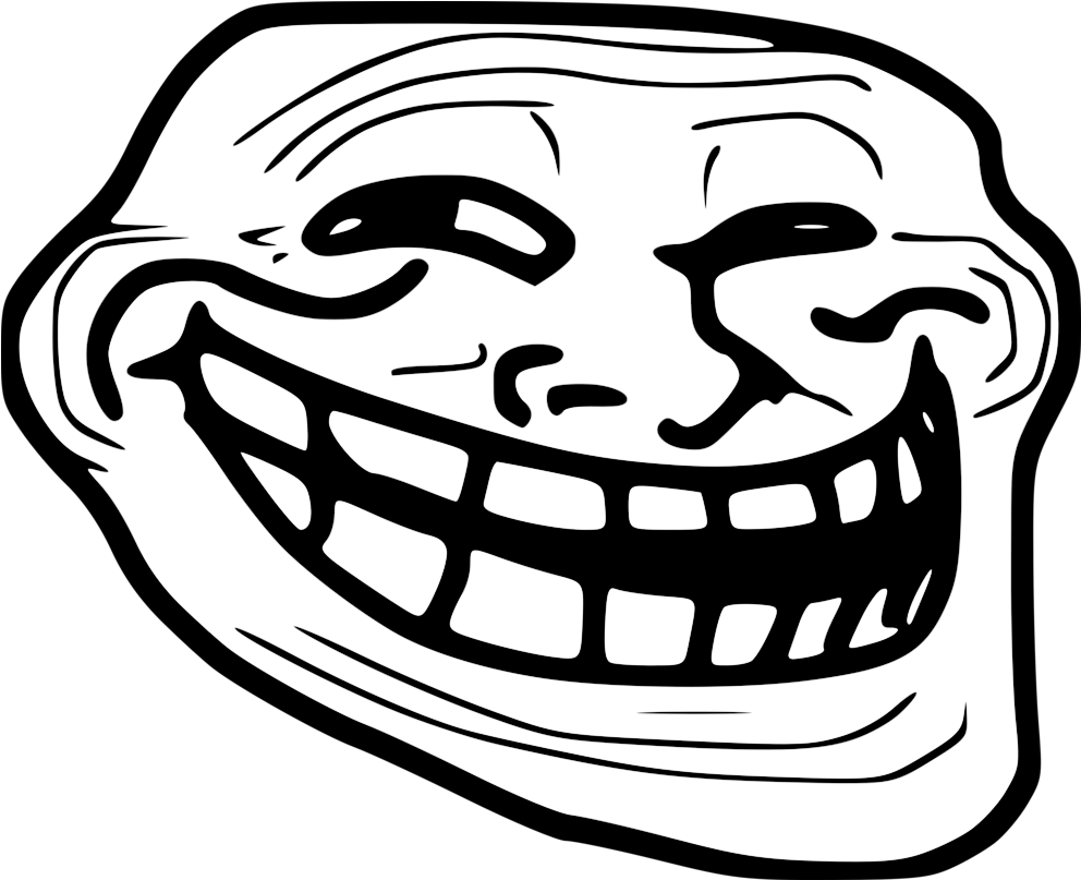 Detail Troll Face With Transparent Background Nomer 7
