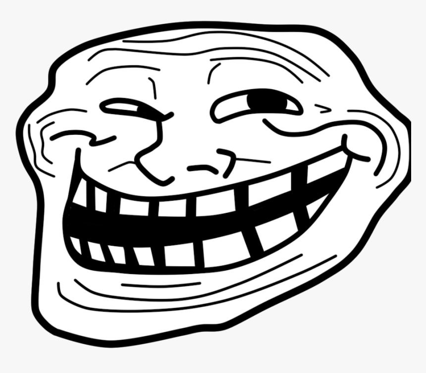 Detail Troll Face With Transparent Background Nomer 8