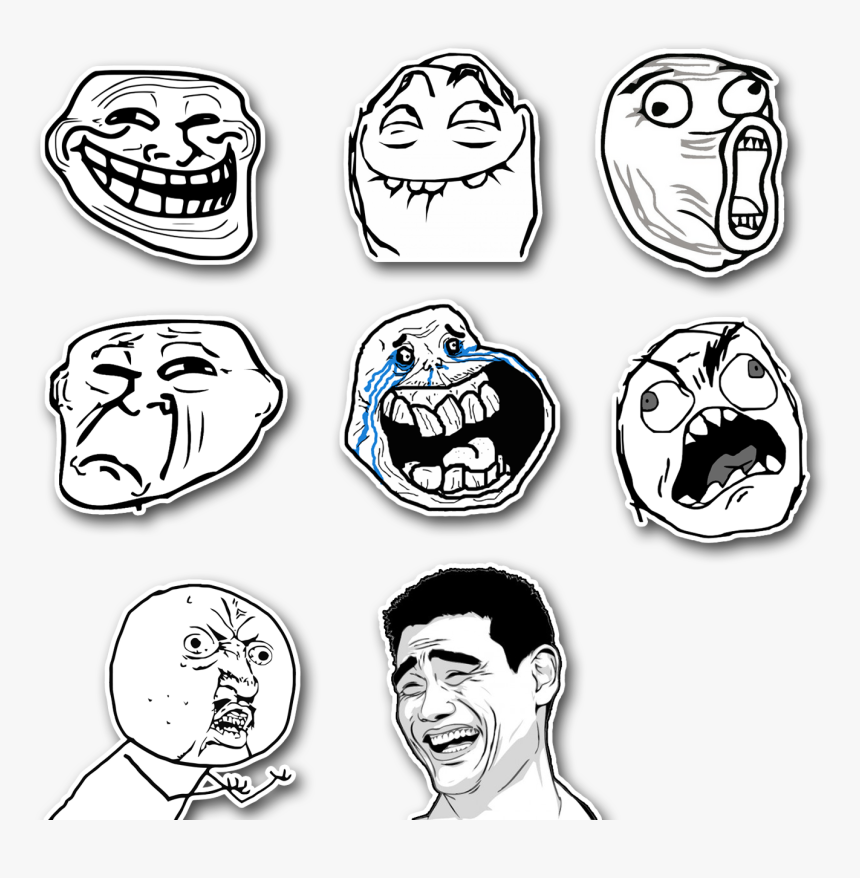 Detail Trollface Face Nomer 23