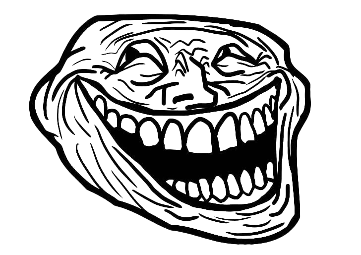 Detail Trollface Transparent Nomer 31