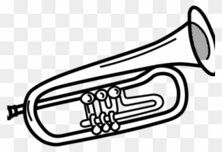 Detail Trombone Clipart Black And White Nomer 13