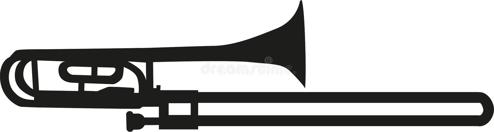 Detail Trombone Clipart Black And White Nomer 20