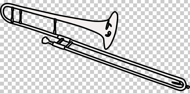 Detail Trombone Clipart Black And White Nomer 24