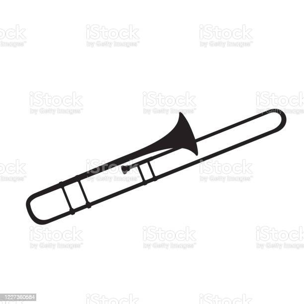 Detail Trombone Clipart Black And White Nomer 25