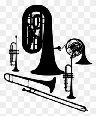 Detail Trombone Clipart Black And White Nomer 49