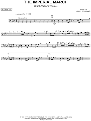 Detail Trombone Notes For Star Wars Nomer 2