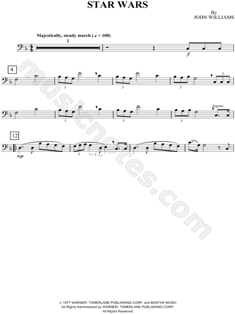 Detail Trombone Notes For Star Wars Nomer 13