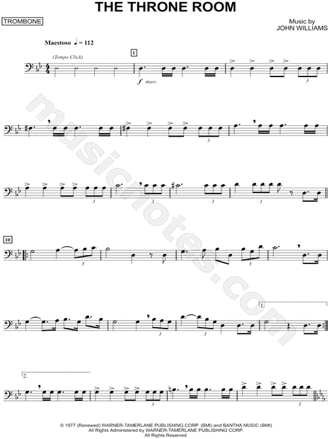 Detail Trombone Notes For Star Wars Nomer 16