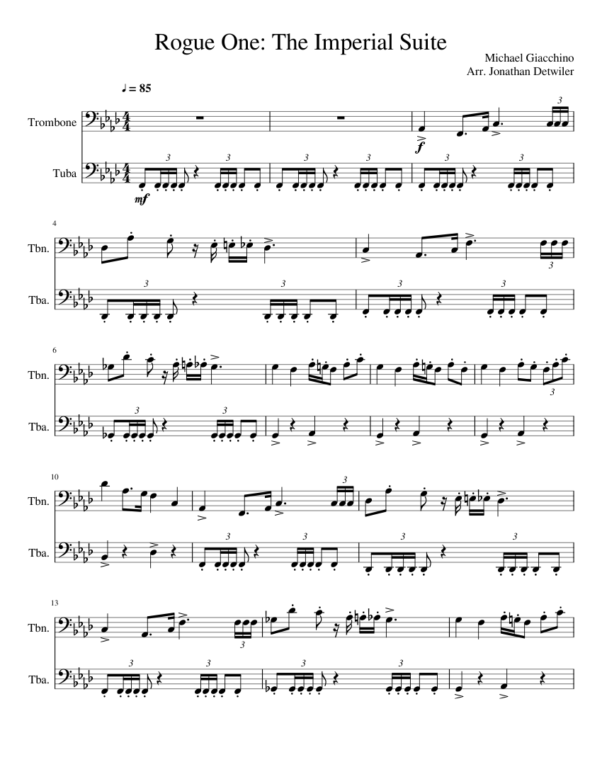 Detail Trombone Notes For Star Wars Nomer 25