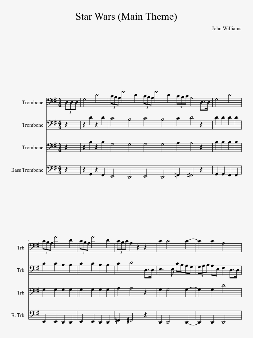 Detail Trombone Notes For Star Wars Nomer 28