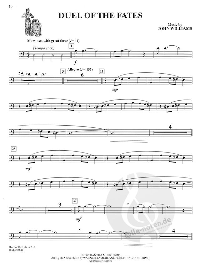 Detail Trombone Notes For Star Wars Nomer 39