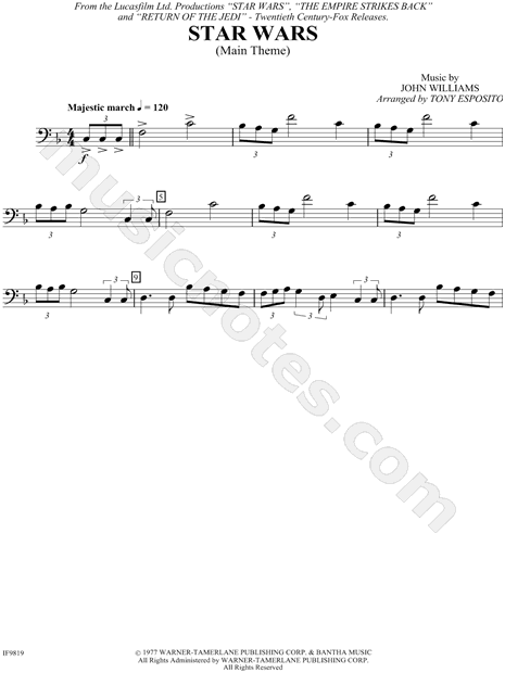 Detail Trombone Notes For Star Wars Nomer 6