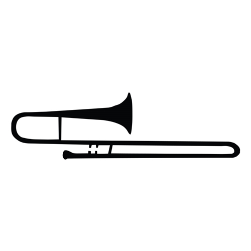 Detail Trombone Sticker Nomer 22