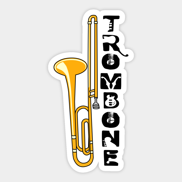 Detail Trombone Sticker Nomer 4