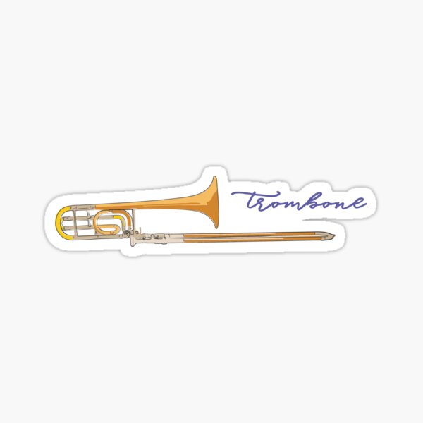 Detail Trombone Sticker Nomer 5