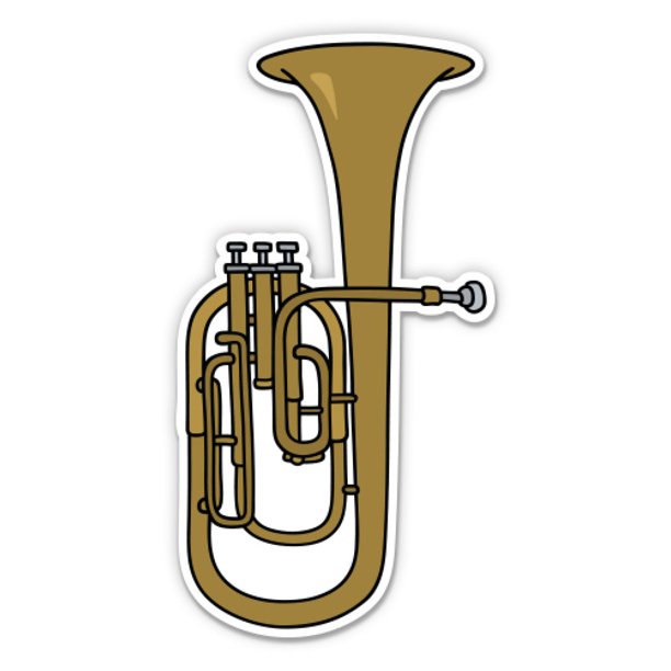 Detail Trombone Sticker Nomer 55