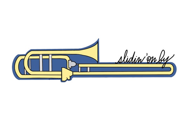 Detail Trombone Sticker Nomer 8