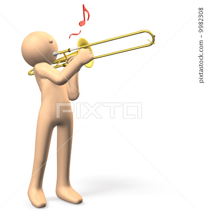 Detail Trombone Stock Images Nomer 31