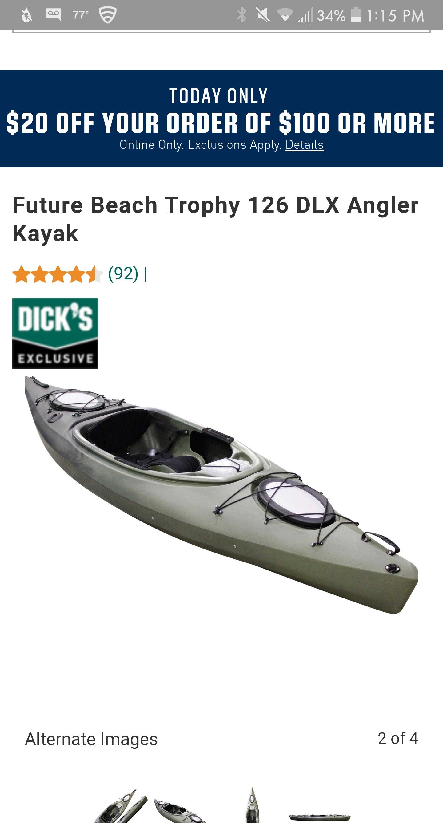 Detail Trophy 126 Fishing Kayak Nomer 20