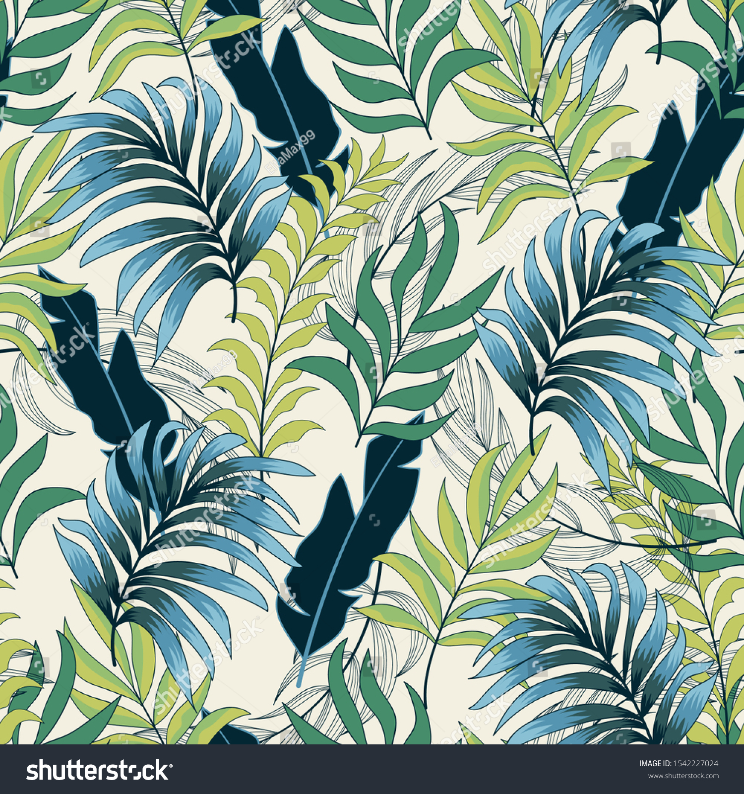 Detail Tropical Pattern Hd Nomer 27