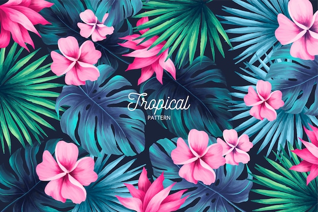Detail Tropical Pattern Hd Nomer 5