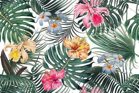 Detail Tropical Pattern Hd Nomer 9