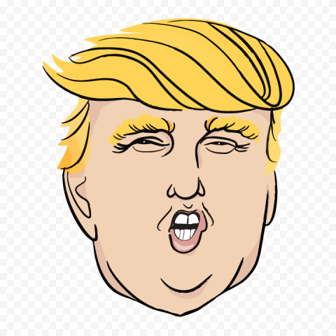 Detail Trump Face Clipart Nomer 10