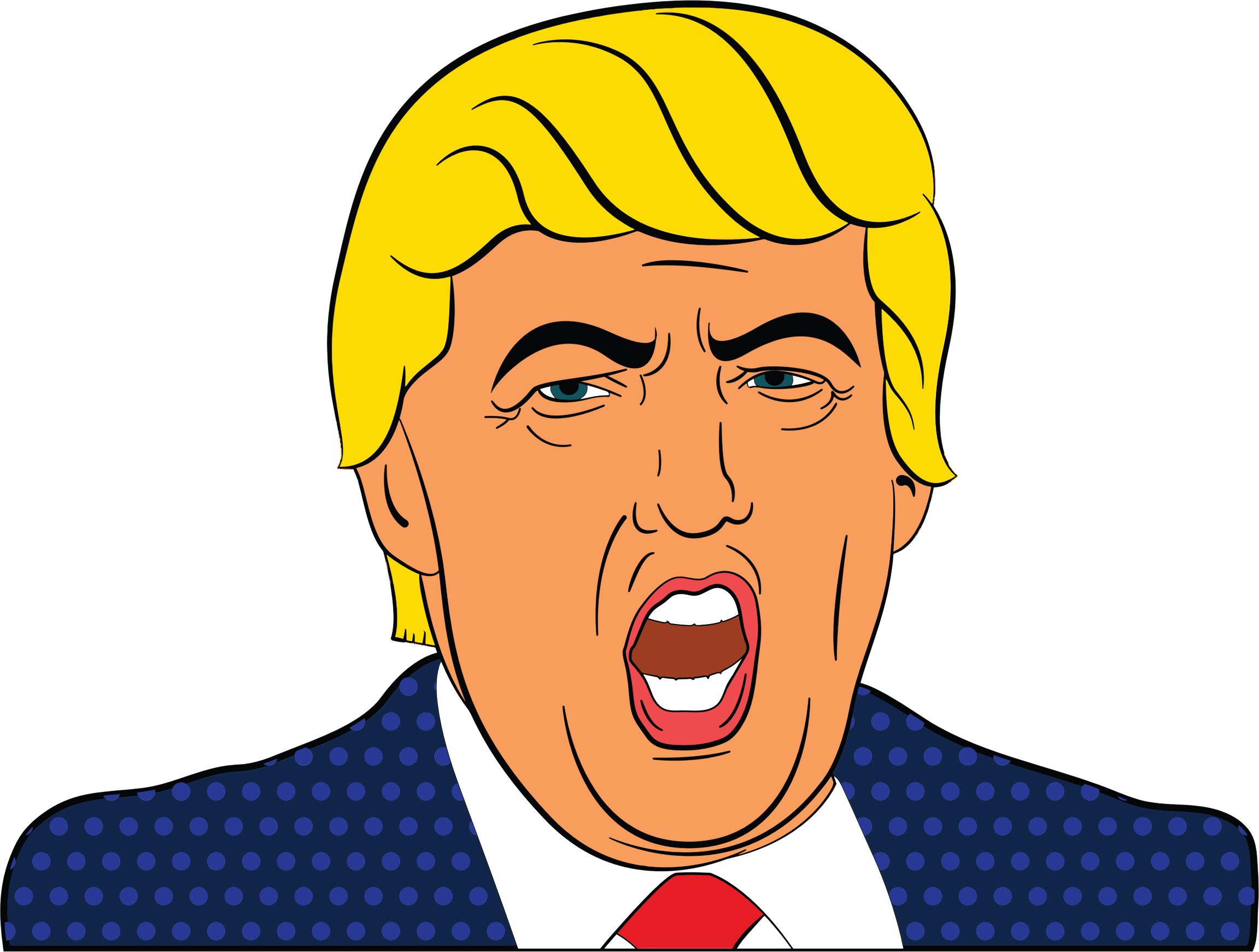 Detail Trump Face Clipart Nomer 8