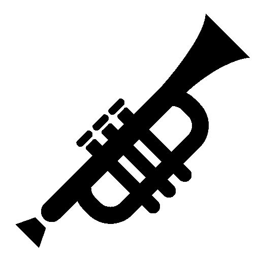 Detail Trumpet Black And White Clipart Nomer 32