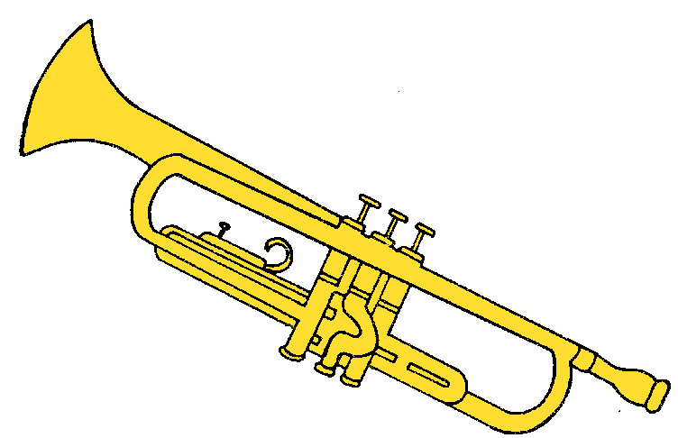 Detail Trumpet Clip Art Free Nomer 3