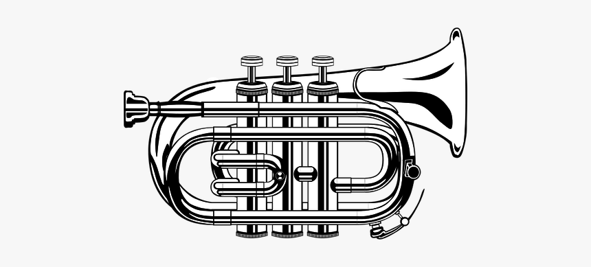 Detail Trumpet Clip Art Free Nomer 42