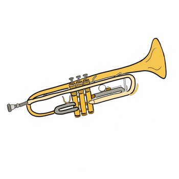 Detail Trumpet Clipart Nomer 43