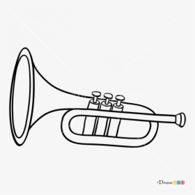 Detail Trumpet Clipart Black And White Nomer 32