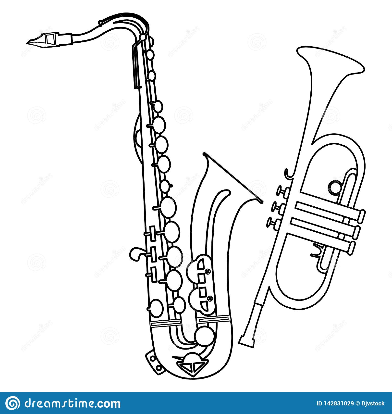Detail Trumpet Saxophone Nomer 39