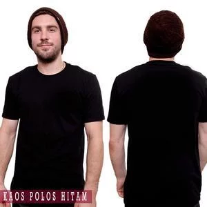 Detail Tshirt Polos Hitam Nomer 46