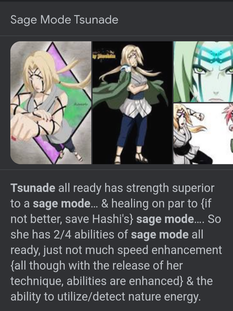 Detail Tsunade Sage Mode Nomer 43