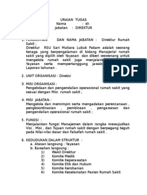 Detail Tugas Administrasi Rumah Sakit Nomer 12