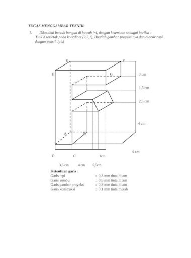 Detail Tugas Gambar Teknik Nomer 11