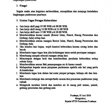 Detail Tugas Petugas Kebersihan Sekolah Nomer 15