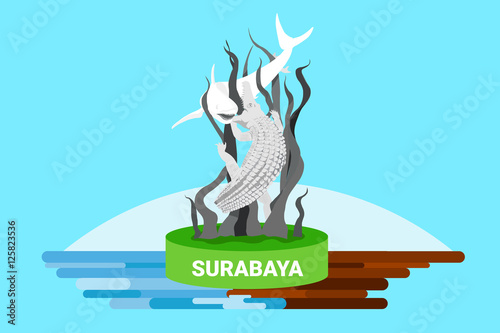 Tugu Surabaya Vector - KibrisPDR