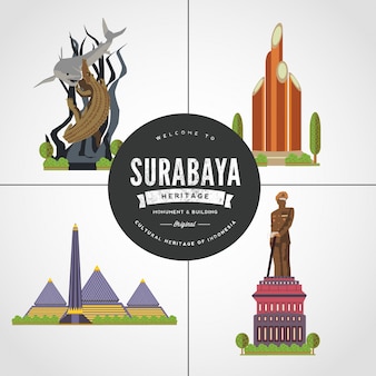 Detail Tugu Surabaya Vector Nomer 5