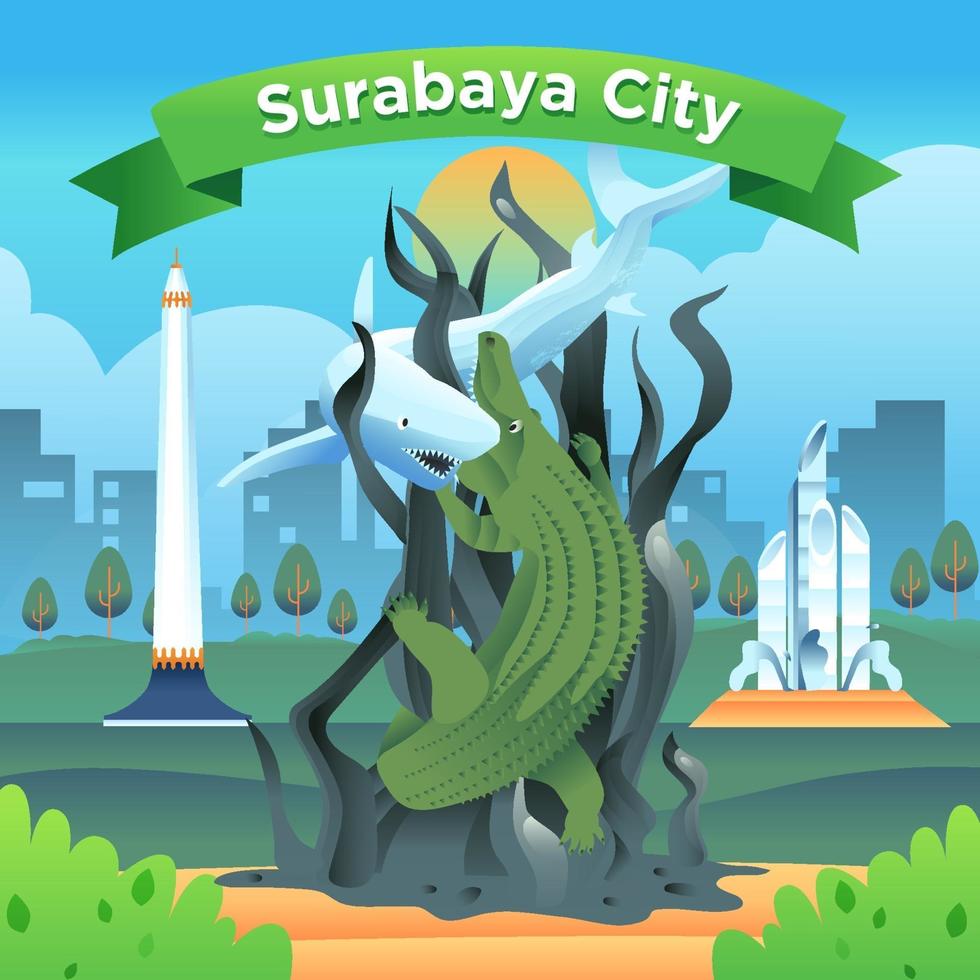 Detail Tugu Surabaya Vector Nomer 6