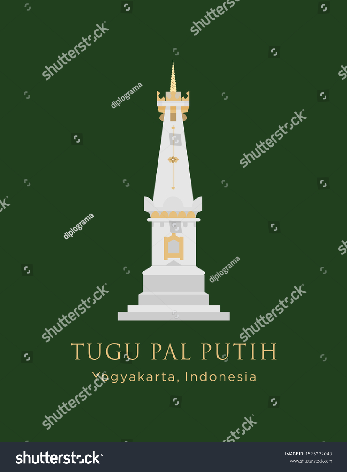 Detail Tugu Yogyakarta Vector Nomer 19