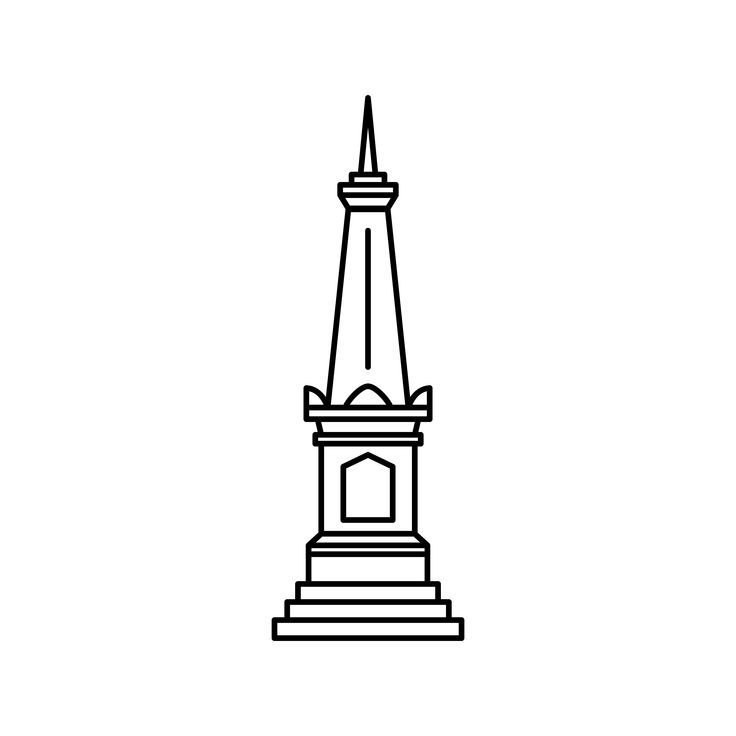 Detail Tugu Yogyakarta Vector Nomer 3