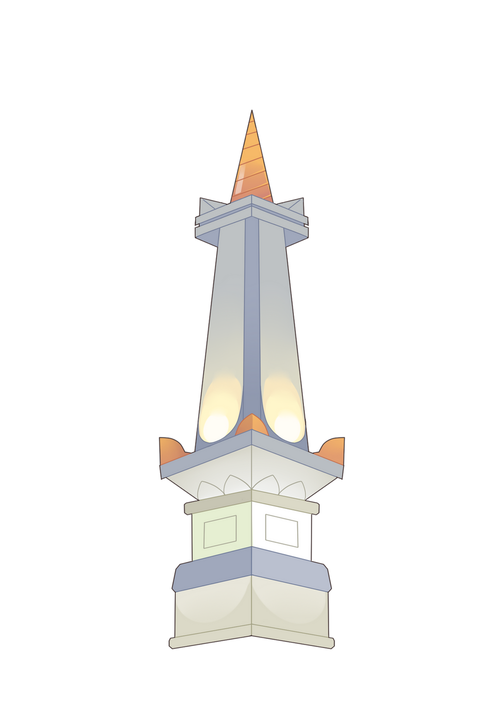 Detail Tugu Yogyakarta Vector Nomer 22