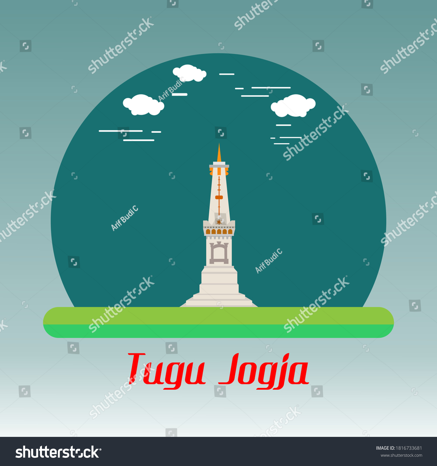 Detail Tugu Yogyakarta Vector Nomer 27