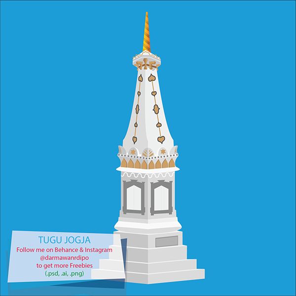 Detail Tugu Yogyakarta Vector Nomer 35
