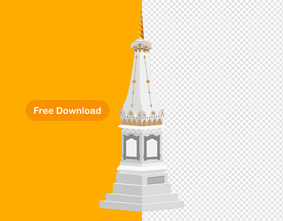 Detail Tugu Yogyakarta Vector Nomer 42