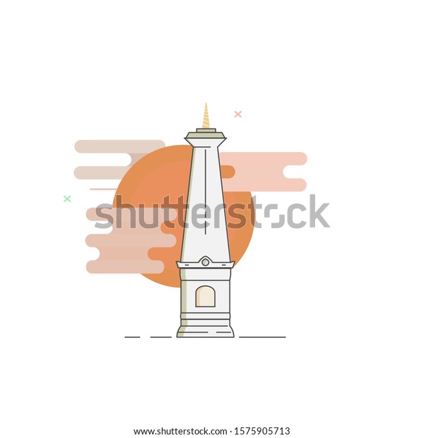 Detail Tugu Yogyakarta Vector Nomer 45